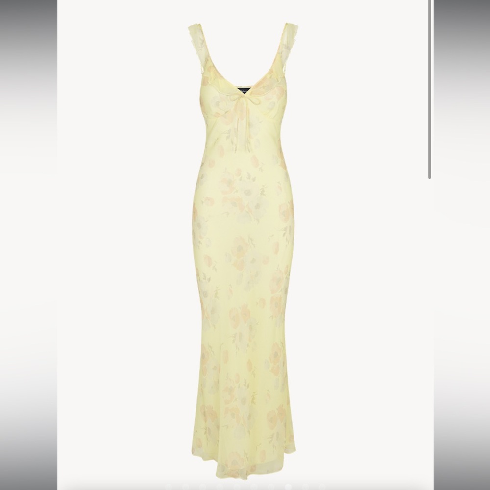 NWOT Realisation Par The Heidi Dress in Zinnia Butter Yellow Size XS
